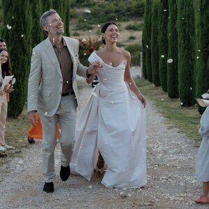 Vivienne Westwood 100% silk Freyja wedding bridal gown